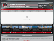 Tablet Screenshot of cuttingtechnologies.com